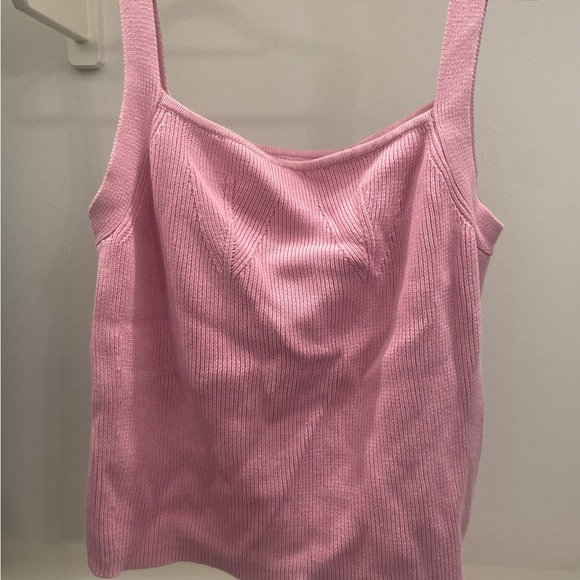 ASOS DESIGN curve knit square neck cami in pink, size 18, never been worn - Picture 3 of 4